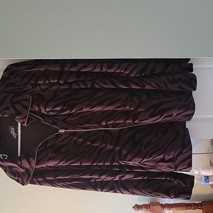 Size extra large animal print jacket  gently used